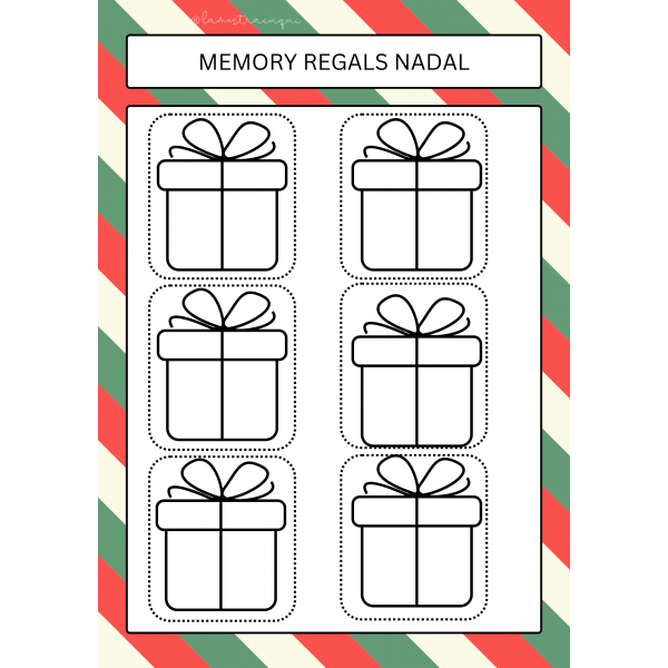 Memory mágico regalos de navidad