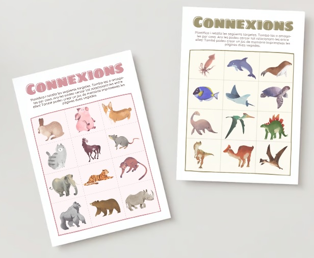 Proposta doble: cerca connexions / joc de memòria