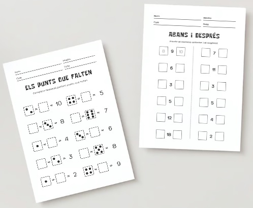 Sumes i restes - Propostes de nivell inicial
