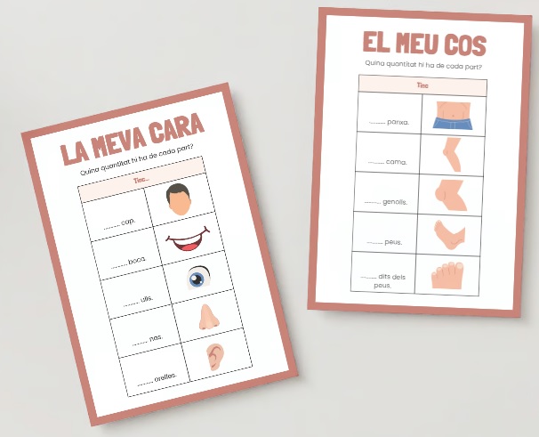 El meu cos: activitats i propostes