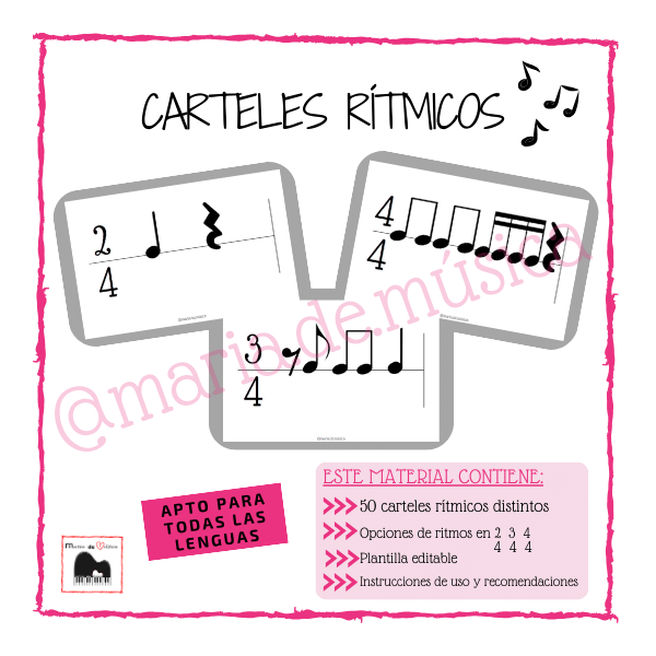 Carteles rítmicos