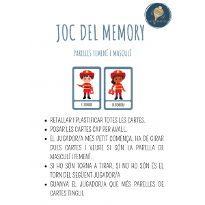 Joc memory parelles Femení i Masculí