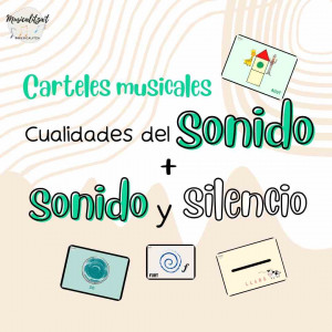 CAST Carteles CUALIDADES DEL SONIDO + SONIDO/SILENCIO @musicalitza