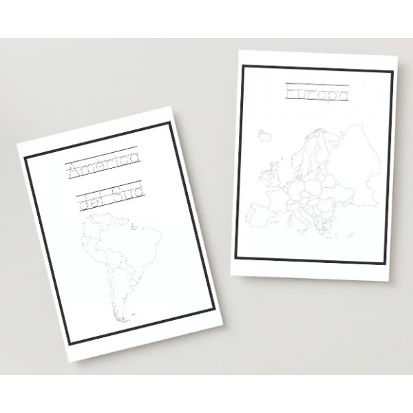 Llibre de pintar: Els continents