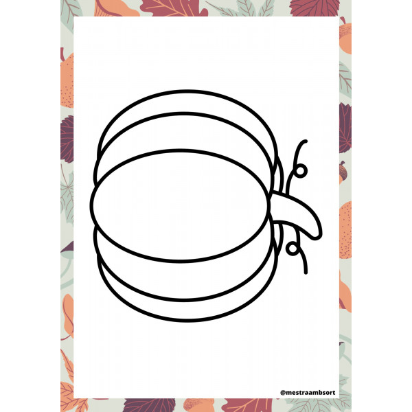 Plantillas plastilina otoño