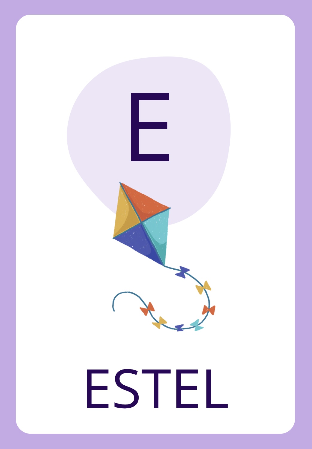 Referent Abecedari Lletra de Pal