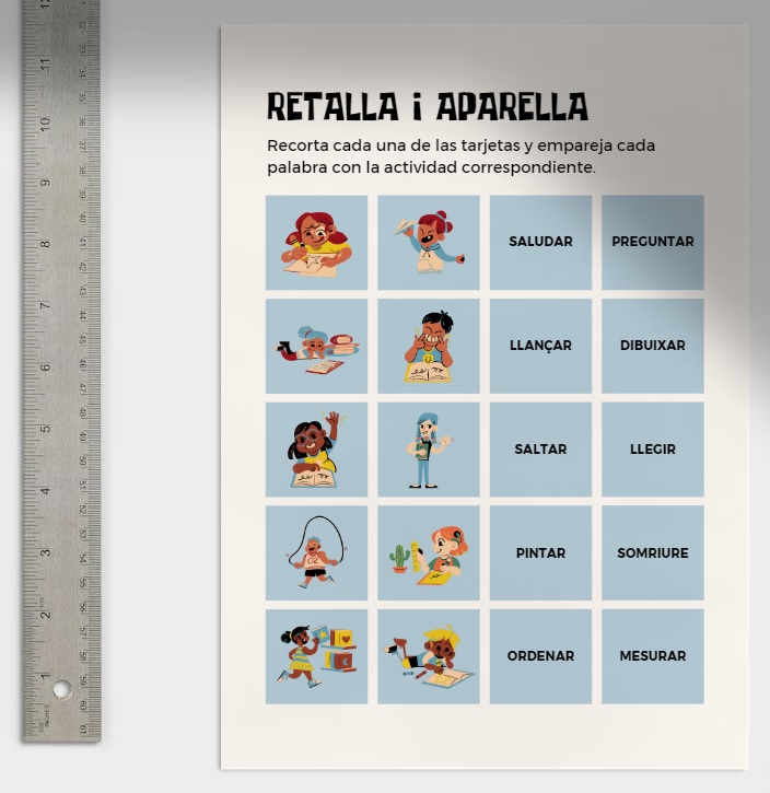 Accions: Retalla i aparella