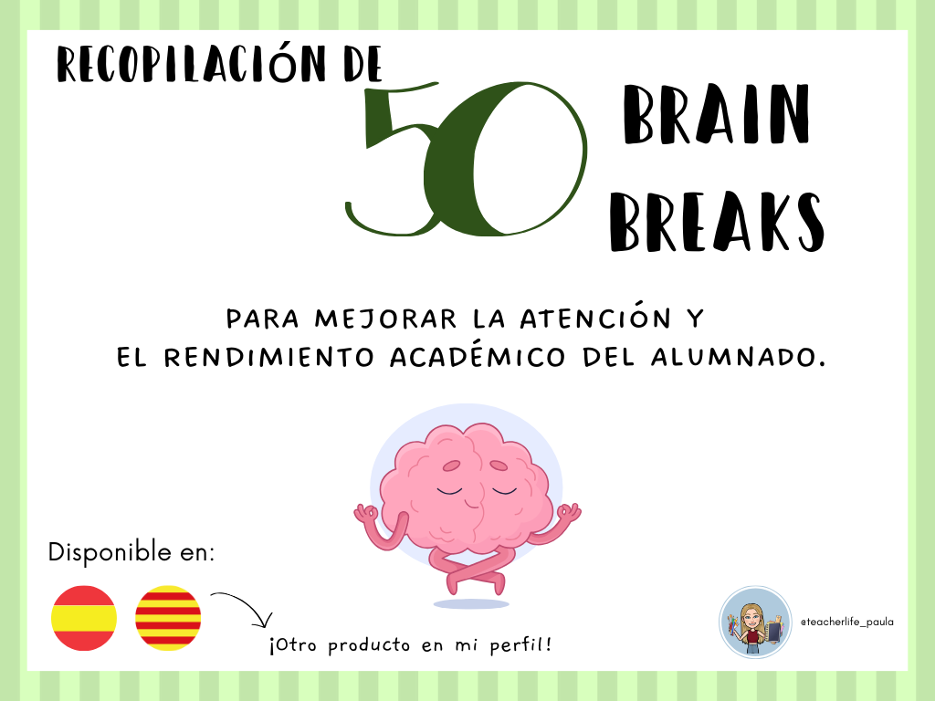 Brain breaks (descansos activos)