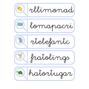 TROBA LA PARAULA - LLETRA LLIGADA