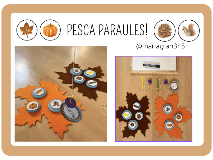 Pesca paraules! Escriptura amb autocorrecció