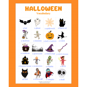 Halloween wordmat