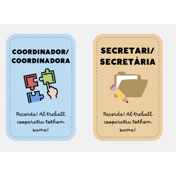 Rols treball cooperatiu