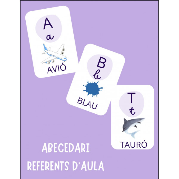 Abecedari lletra lligada i pal