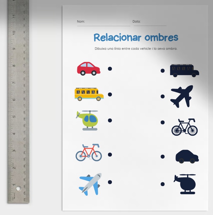 Relacionar: vehicles i colors