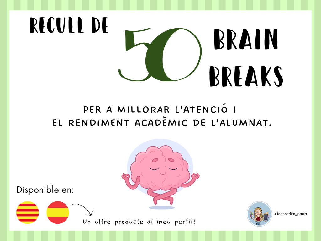 Brain breaks (descansos actius)