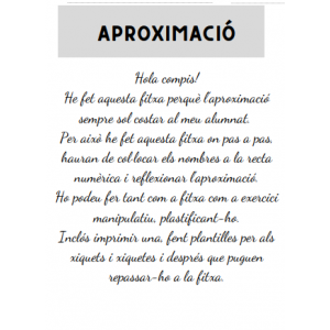 FITXA APROXIMACIÓ