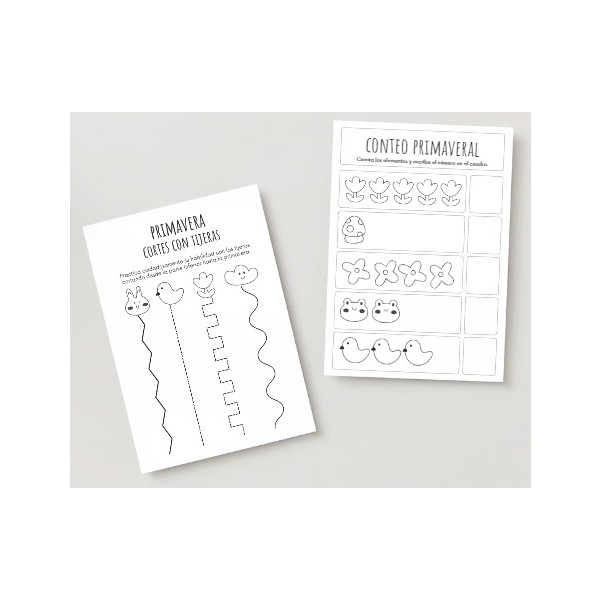 La primavera: libro de actividades