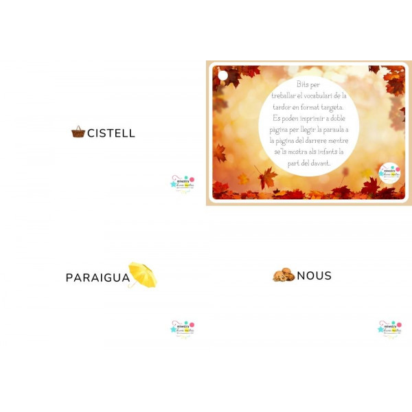 Bits TARDOR (targetes)