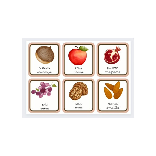 VOCABULARI DE TARDOR