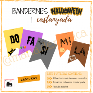 Banderines halloween-castanyada