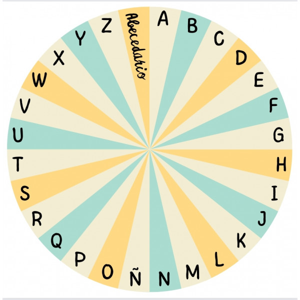 Abecedario circular CASTELLANO