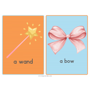 Room on the Broom vocabulary flashcards