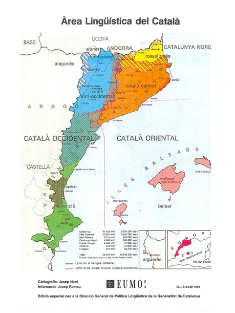 Mapes del domini lingüístic català