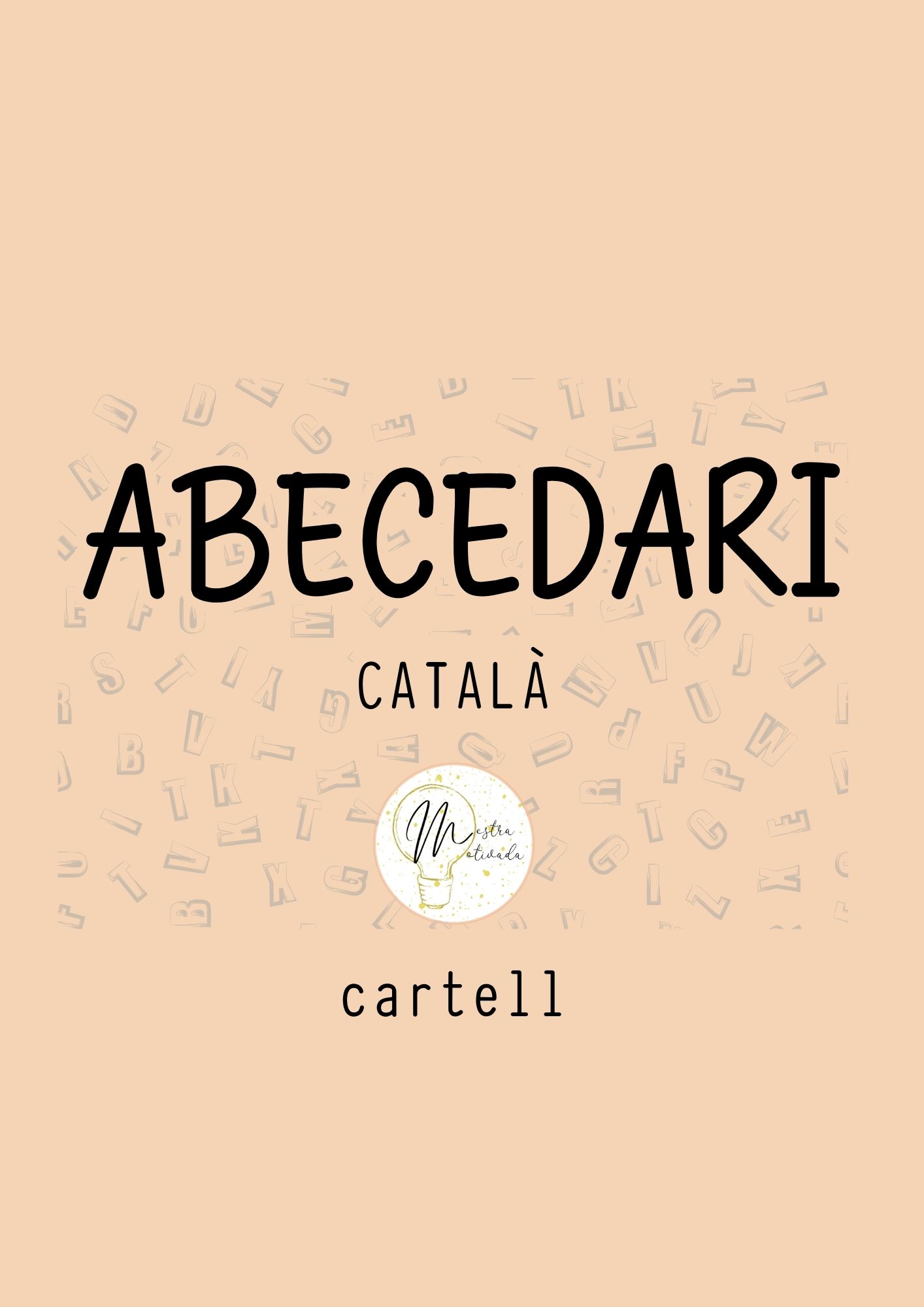 Abecedari català cartell