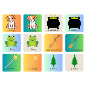 Room on the broom memory cards