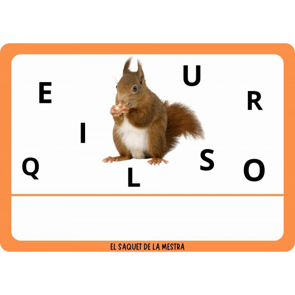 Ordena les lletres tardor