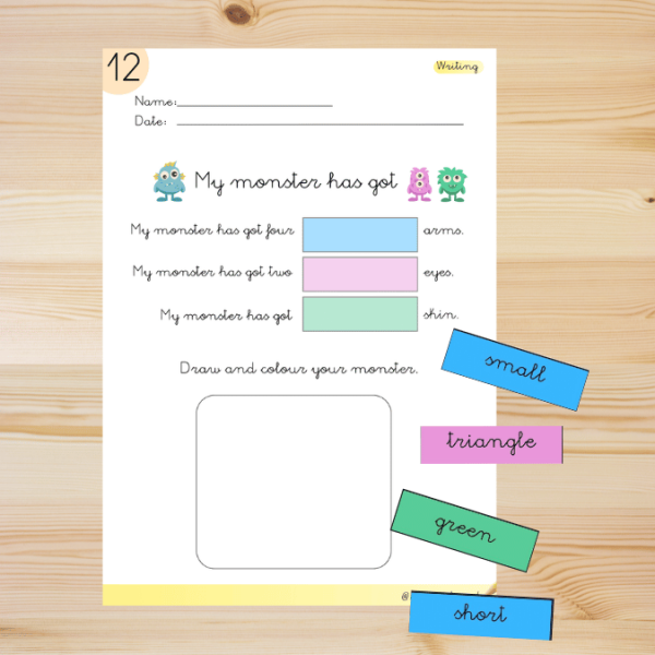 Situació d'Aprenentatge "My monster has got..." (ampliada)