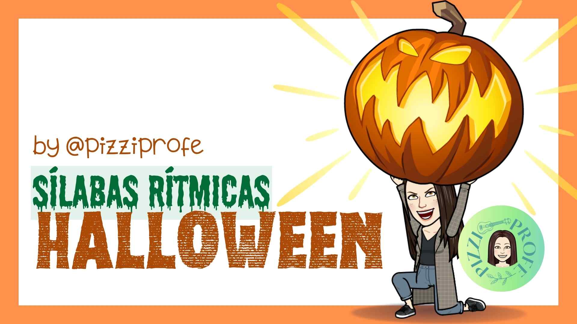 Sílabas rítmicas Halloween by @pizziprofe