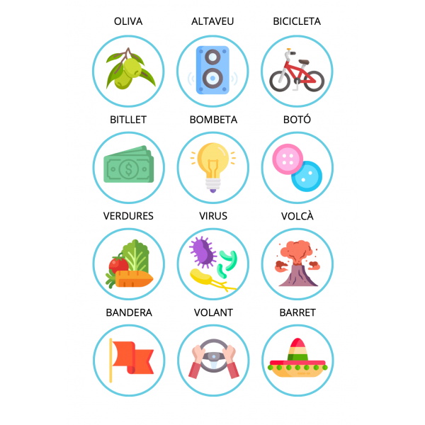 Targetes ortogràfiques - La B i la V