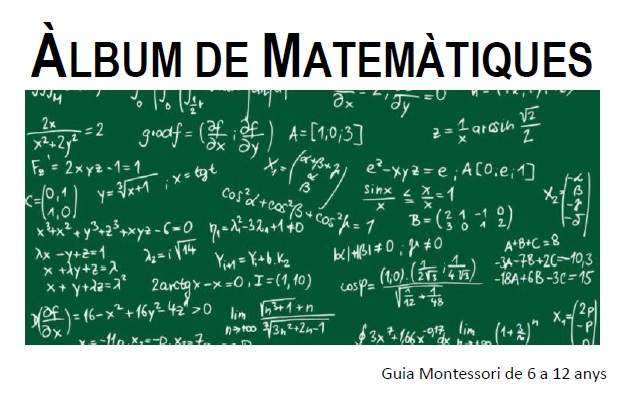Montessori Primària: Àlbum de Matemàtiques