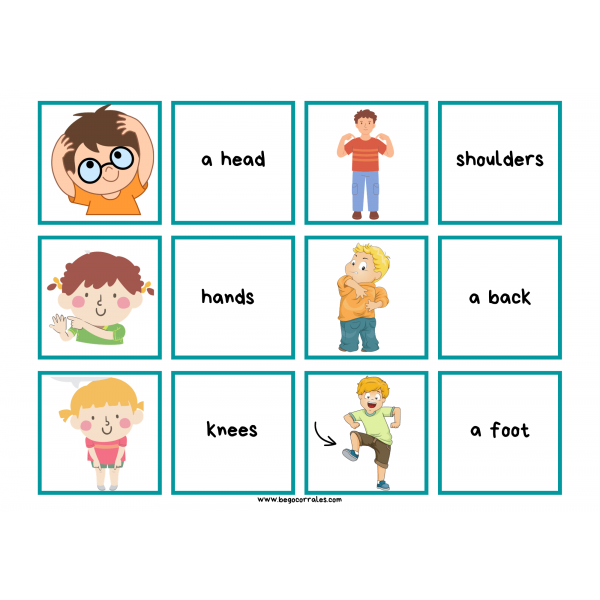 From head to toe memory cards