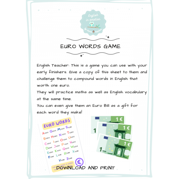 Euro words Game