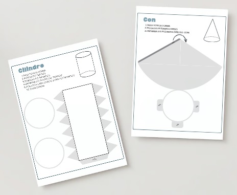 Sòlids geomètrics: làmines retallables
