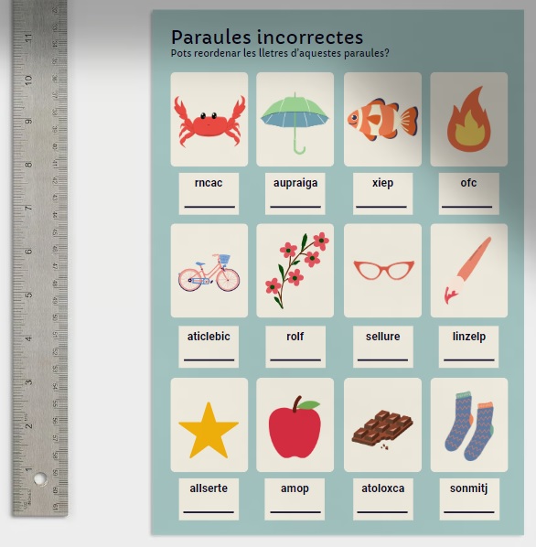 Paraules incorrectes