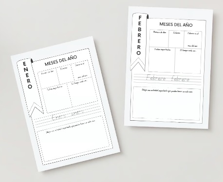 Librito de los meses del año