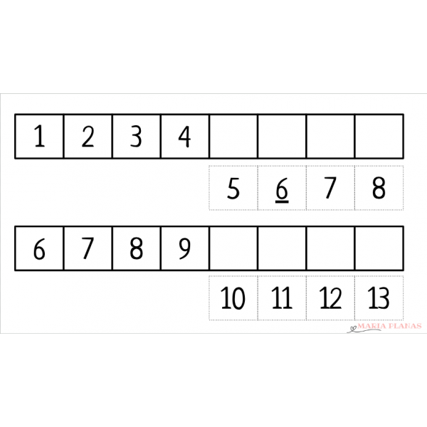 MATERIAL MANIPULATIU MATEMÀTIQUES: SÈRIES NUMÈRIQUES. COMPLETA LA SÈRIE. Del 1 al 100.