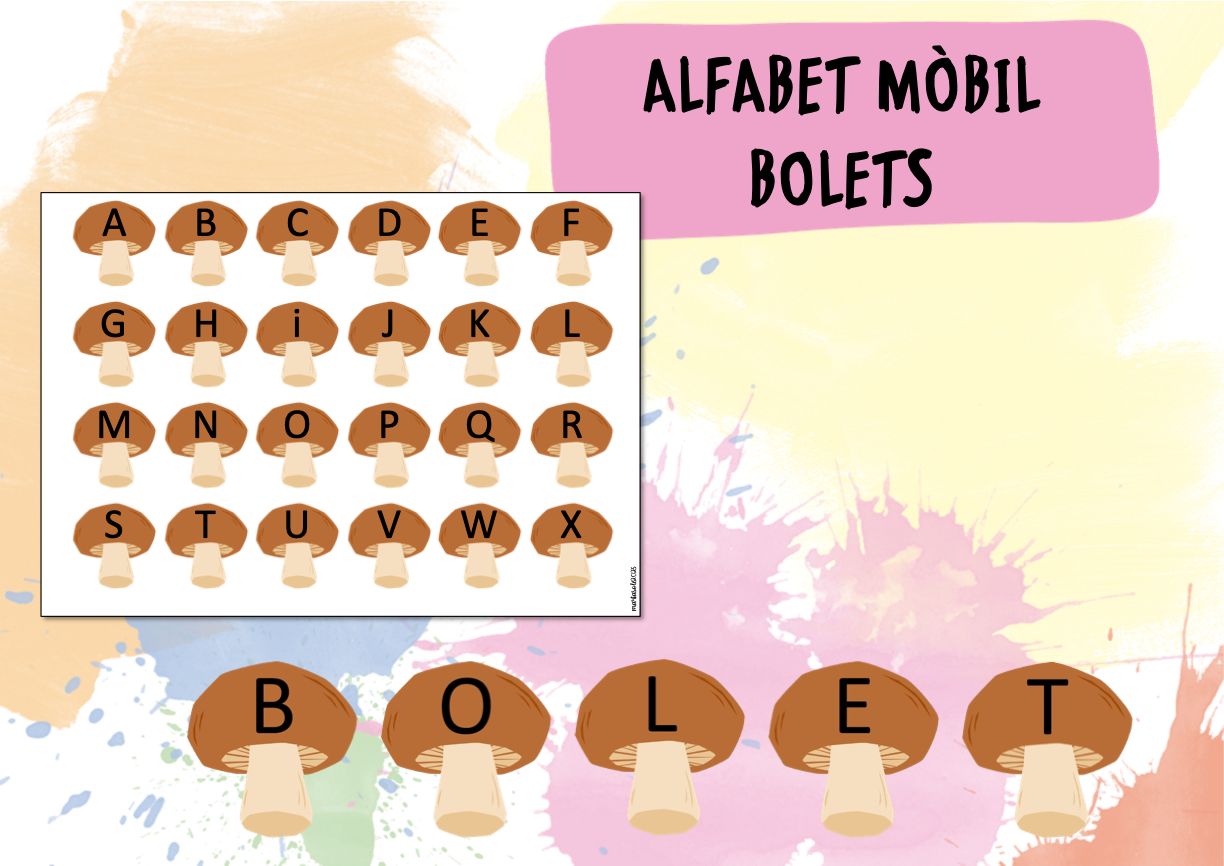 Albabet mòbil bolets