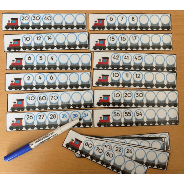 Activitat matemàtematiques: Sèries numèriques. 25 plantilles diferents.