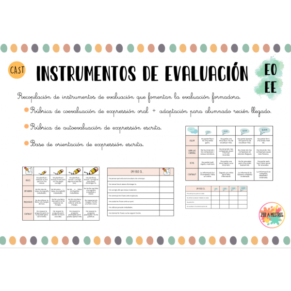 Instruments d'avaluació