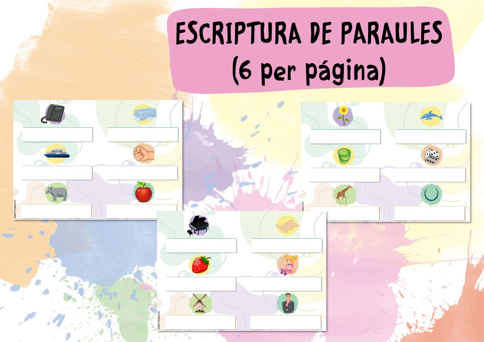 Escriptura de paraules 2