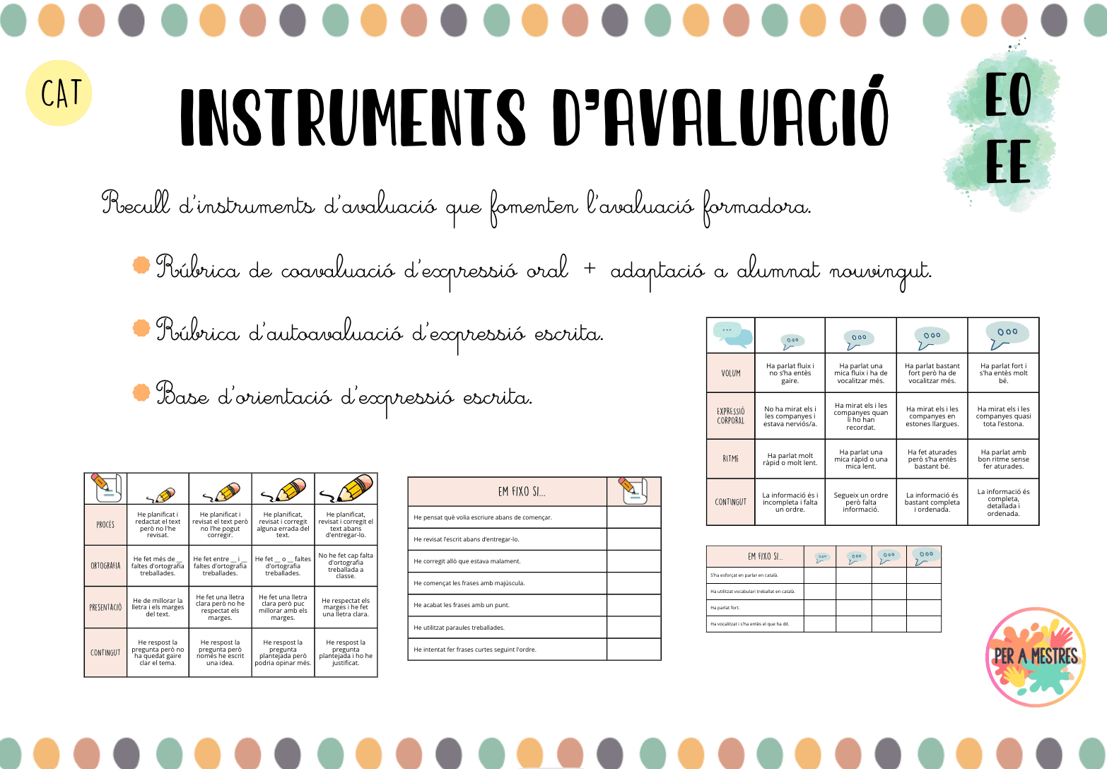 Instruments d'avaluació