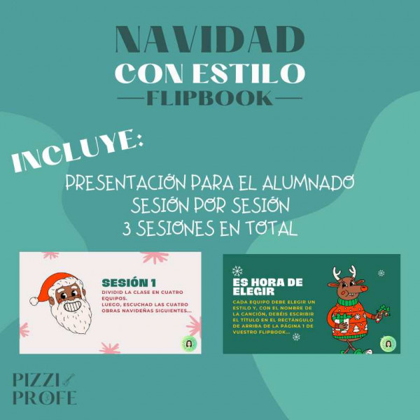 Navidad con estilo - Flipbook para la investigación musical