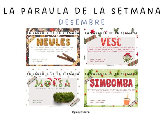 Paraula de la setmana - Desembre