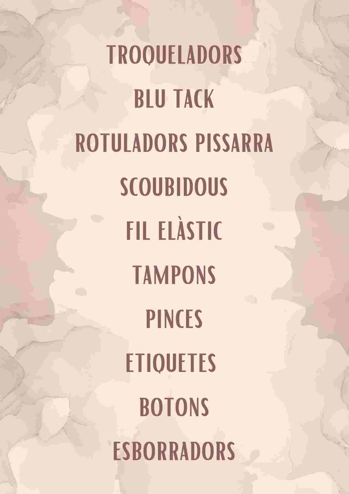 Cartells material aula