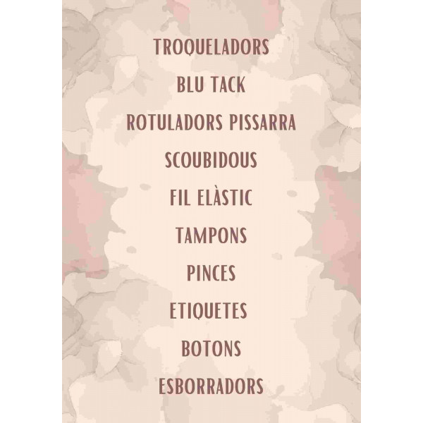 Cartells material aula