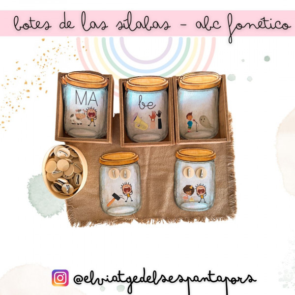 Botes de las sílabas- ABC fonético
